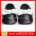 2015 High Quality latest cheap price cow real leather bow soft mens thin sole shoes